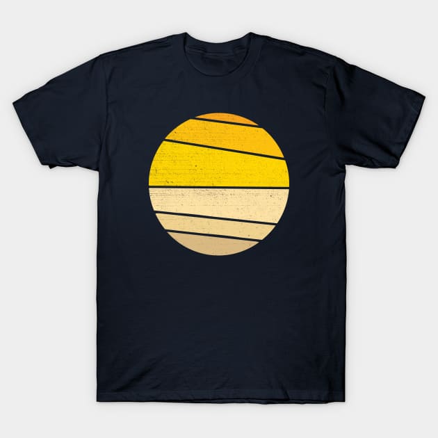 70s Retro Summer Sunset T-Shirt by Vanphirst